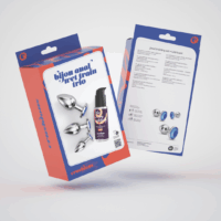 Bijou - Anal Wet Train Trio - 3 Jewel Plugs - Blauw