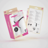 Snapper - Strap-on Harnas met Dildo - Roze
