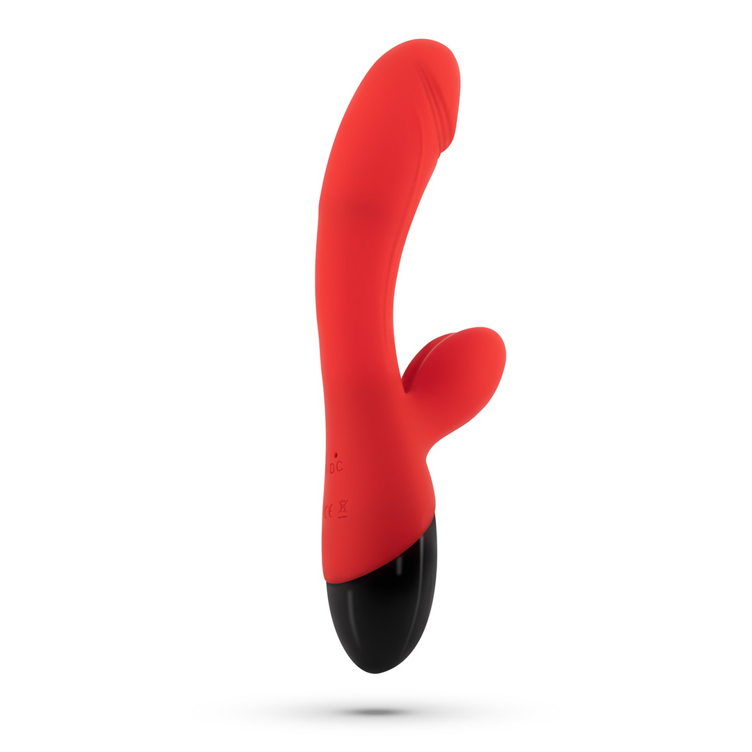 Dare Dong - Oplaadbare Konijnen Vibrator - Rood