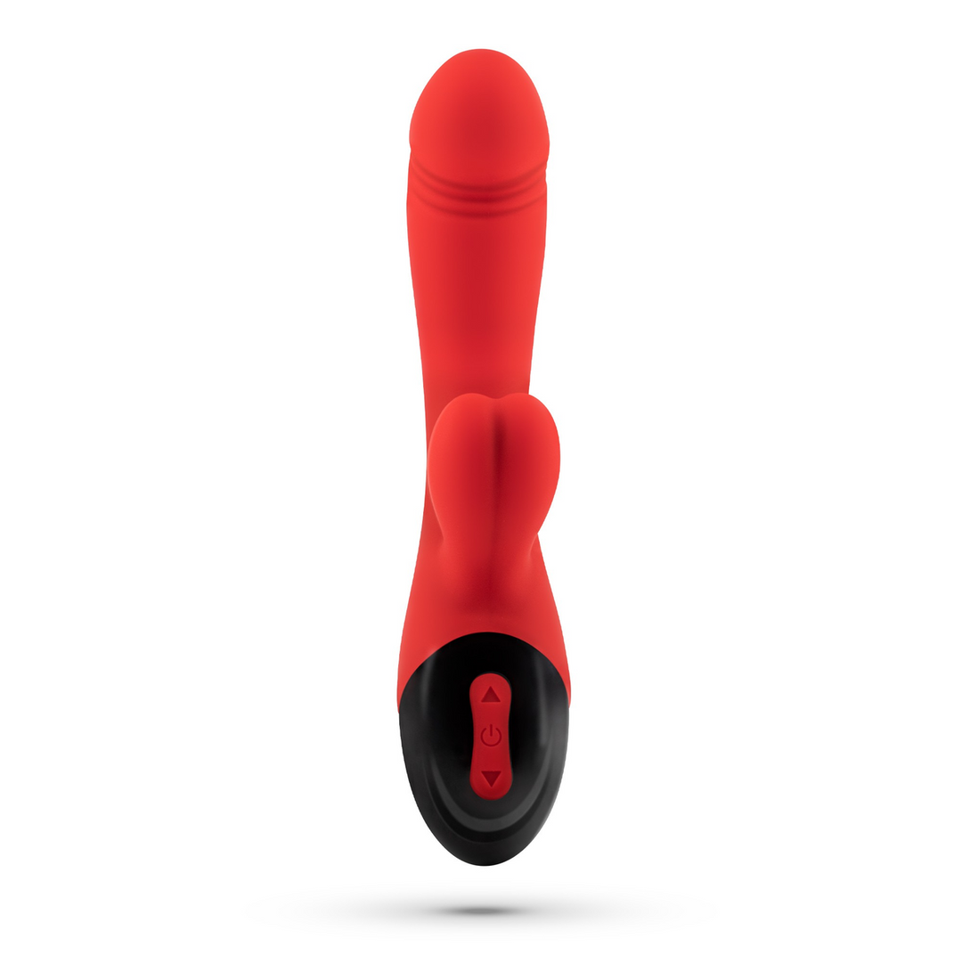 Dare Dong - Oplaadbare Konijnen Vibrator - Rood
