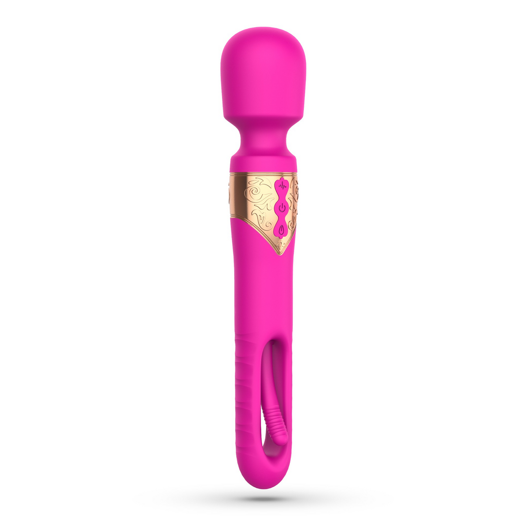 Big Ben - Dual Wand Massager met Flicker - Roze