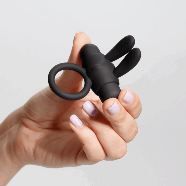 Pluto - Cockring met Vibrerende Bullet - Zwart