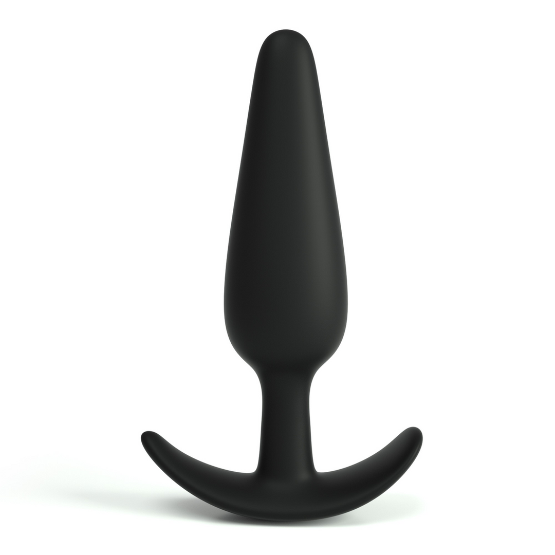 Tic - Siliconen Anale Plug - Klein - Zwart