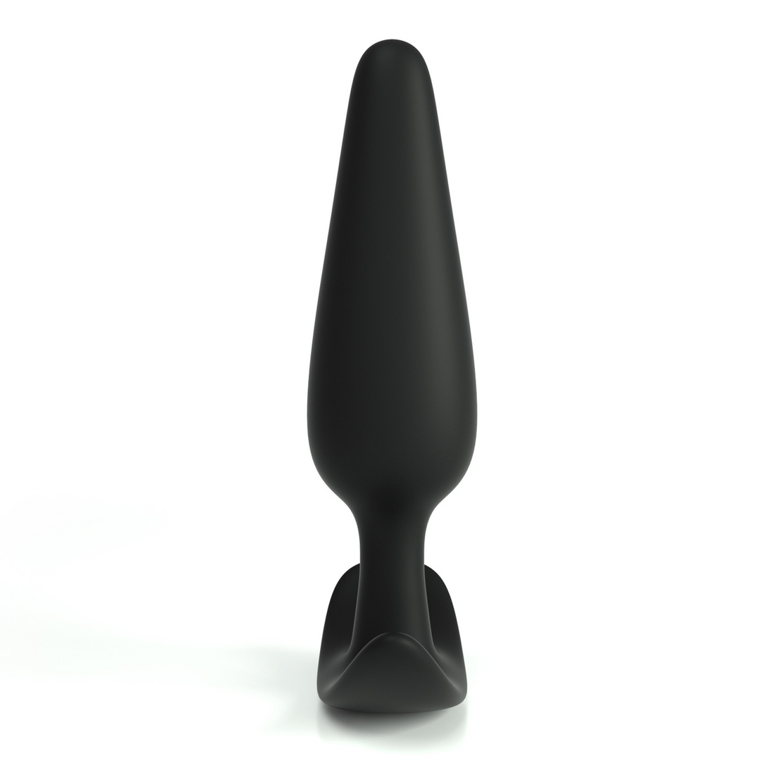 Tic - Siliconen Anale Plug - Klein - Zwart