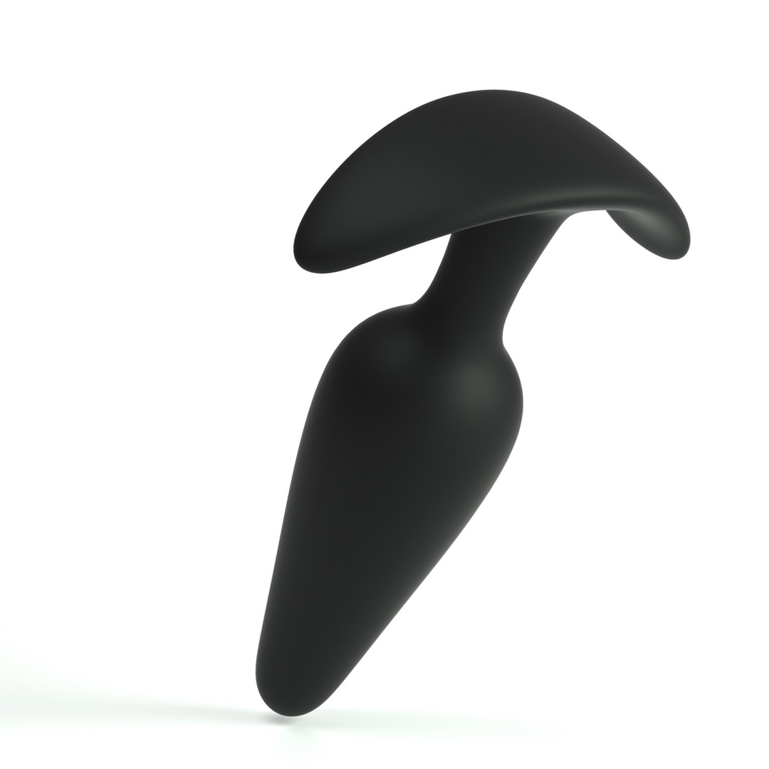 Tic - Siliconen Anale Plug - Klein - Zwart
