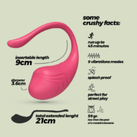 Tamago - Oplaadbaar Vibrerend Ei met Afstandsbediening - Roze