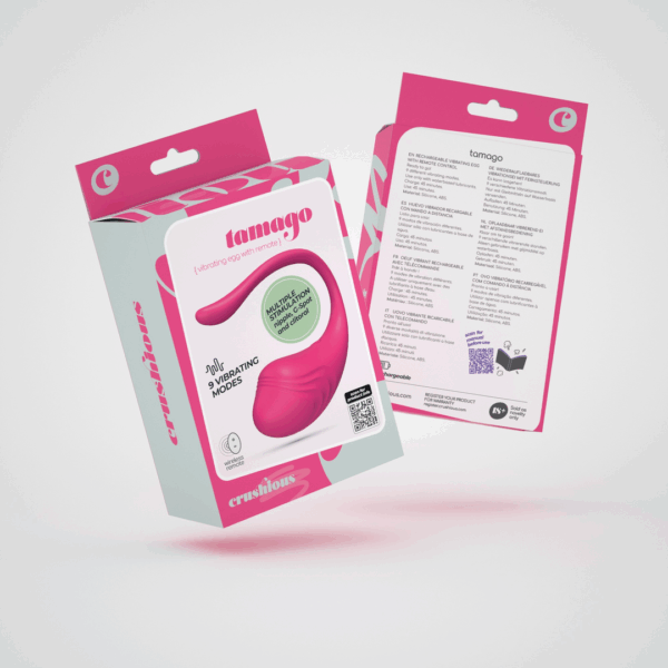 Tamago - Oplaadbaar Vibrerend Ei met Afstandsbediening - Roze