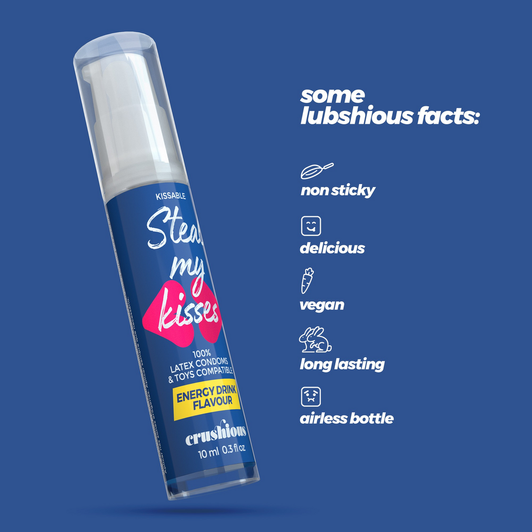 Steal My Kisses - Glijmiddel - Energiedrank Smaak - 0,3 fl oz / 10 ml