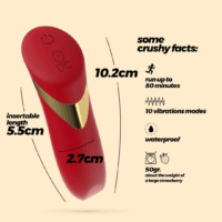 Blinders - Oplaadbare Vibrerende Bullet - Rood