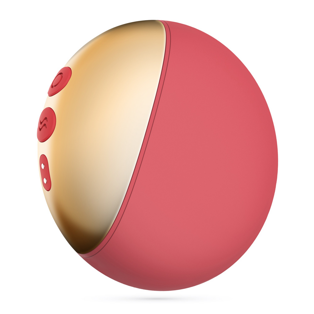 Arcane - Lickende Koppels Vibrator - Rood/Goud