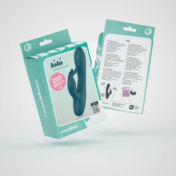 Lola - Mini Konijn Vibrator - Smaragd