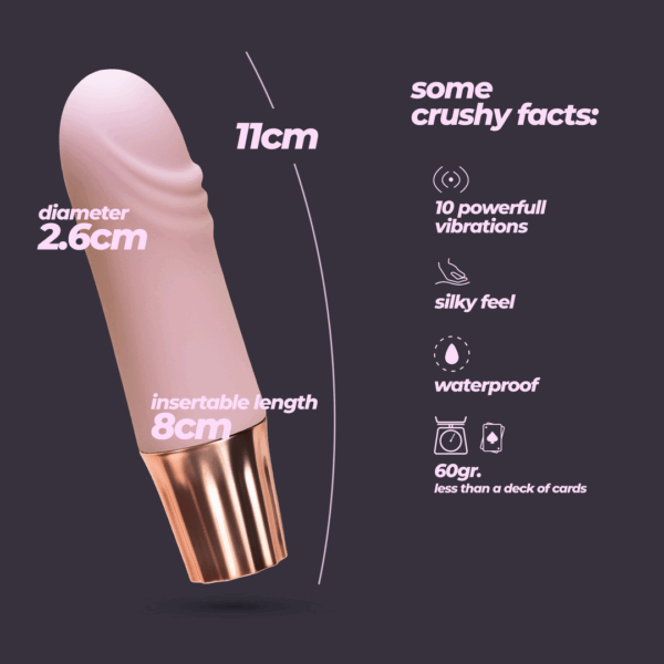 Mellow Waves - Mini Vibrator - Roze