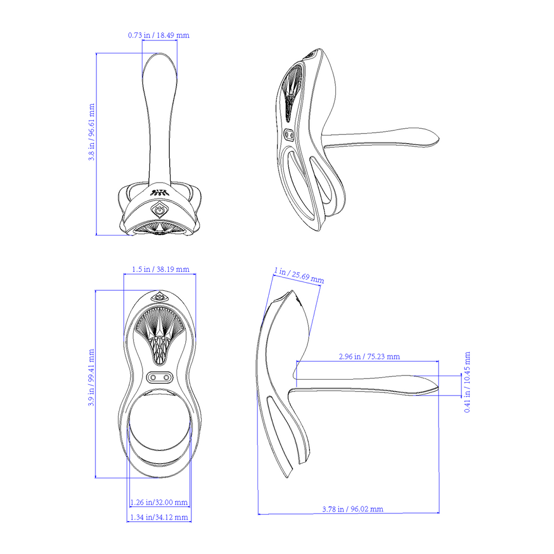 Zalo - BAYEK - Draagbare Vibrator - Velvet Paars