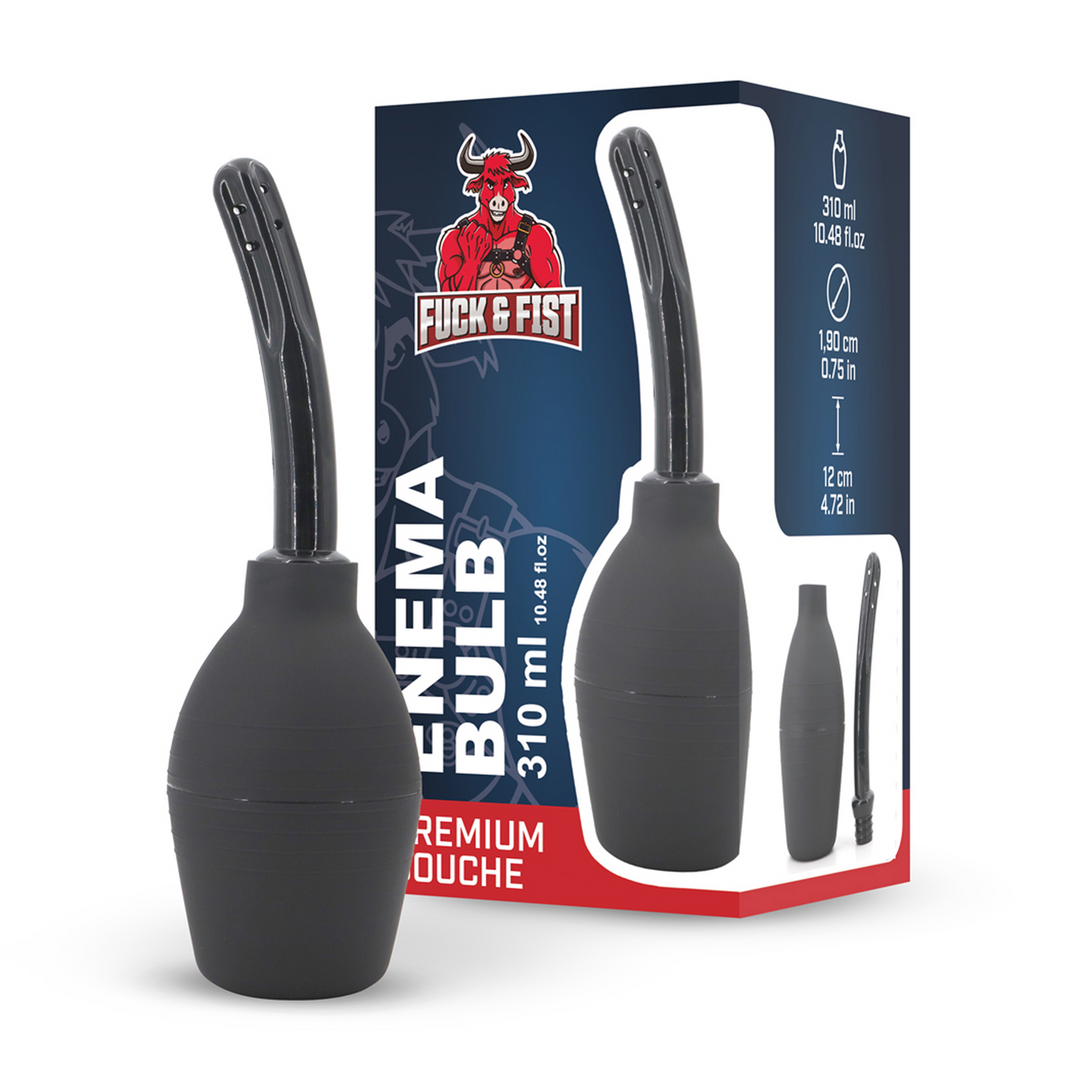 Enema Bol - Anale Bol - 310 ml - Zwart
