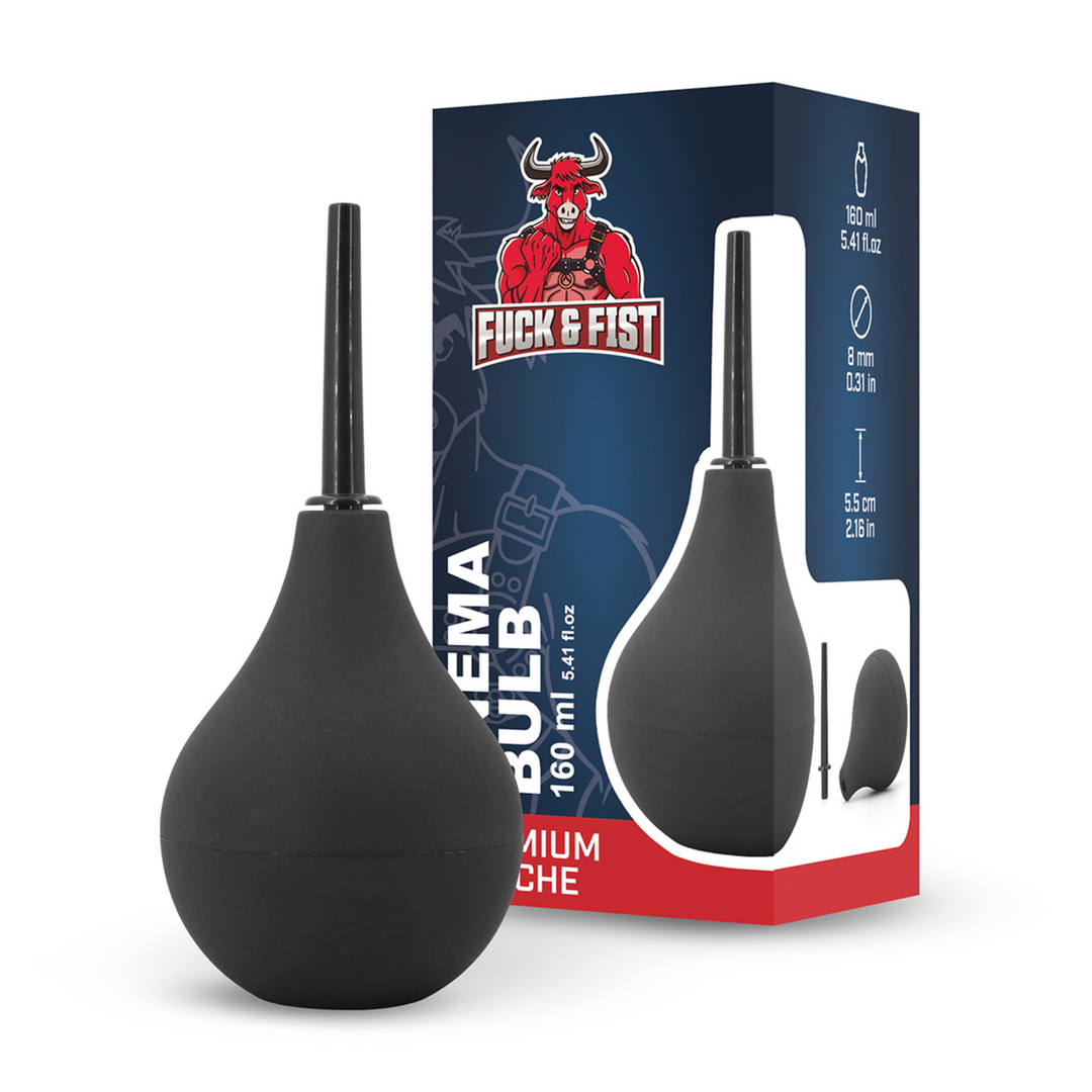 Enema Bol - Anale Peer - 160 ml - Zwart