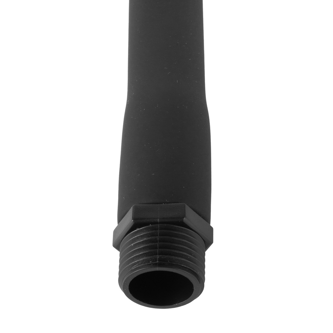 Anal Douche Siliconen Mondstuk - 30 cm - Zwart
