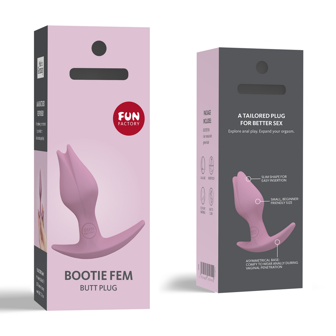 Bootie Fem - Butt Plug - Roze