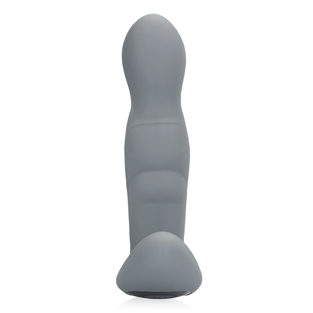 Rotating Prostate Stimulator with Remote Control - Gotham Grey