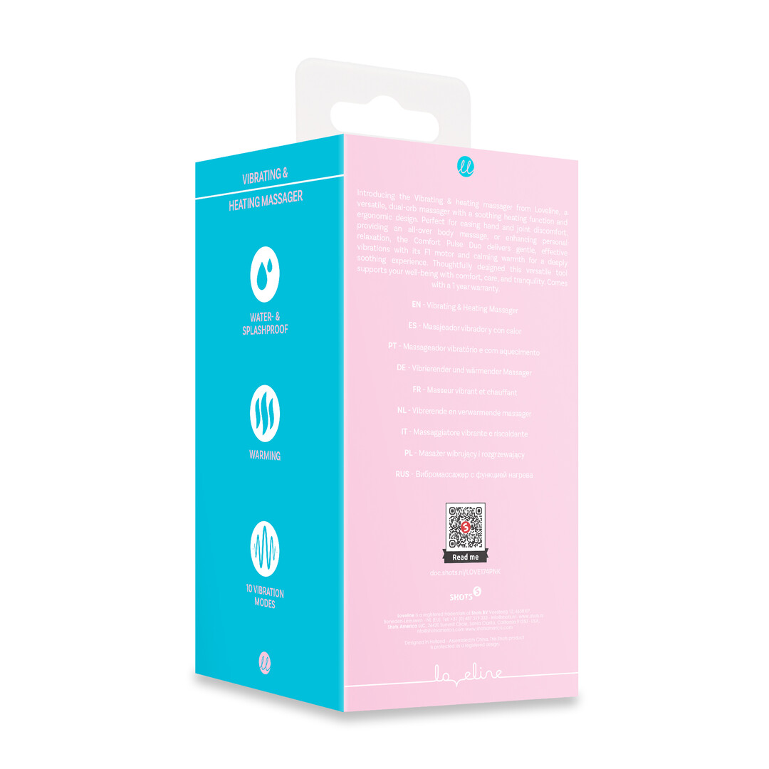 Loveline - Vibrerende en verwarmende massager - Roze