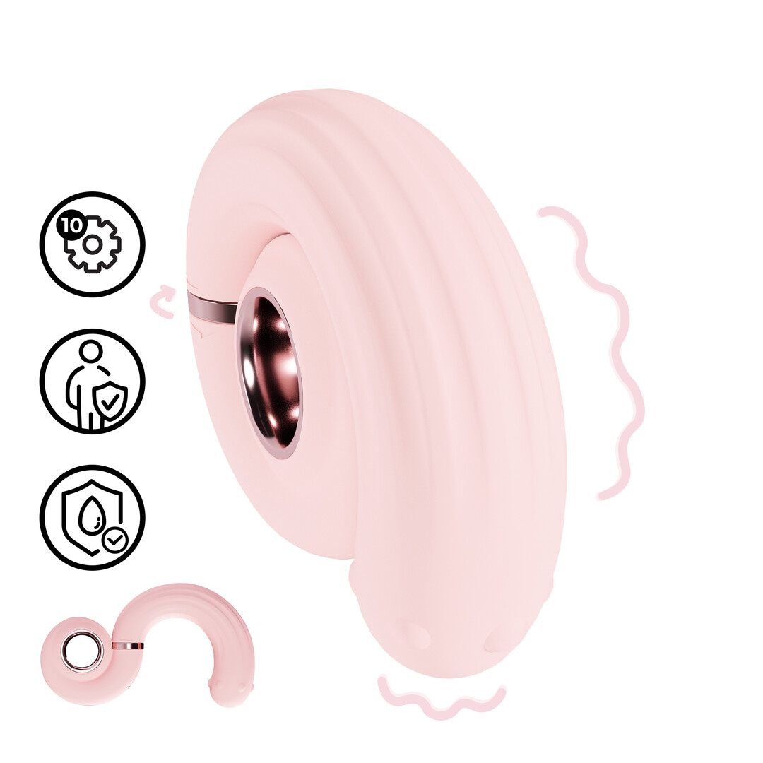 Perles - Draaibare Parels Swirl - Roze
