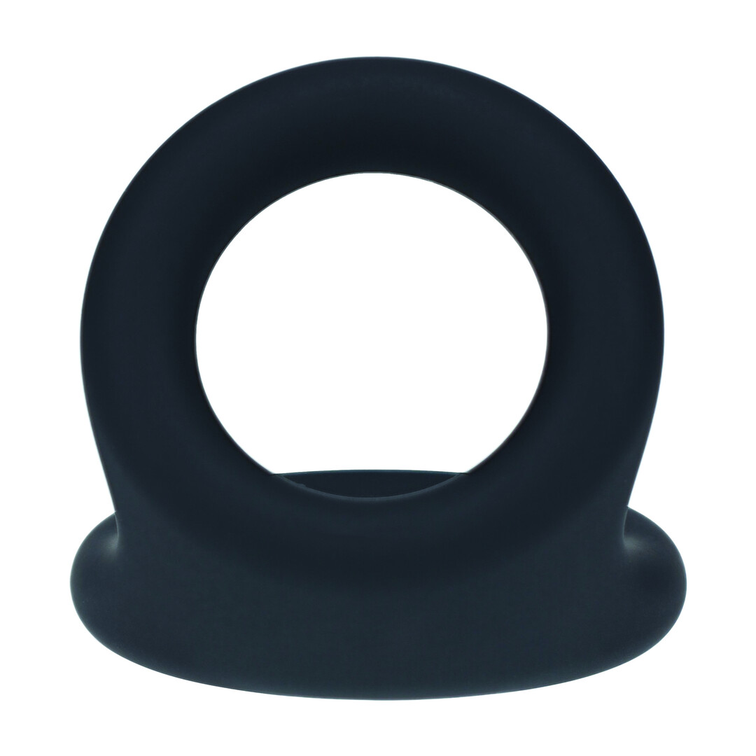 Double O Silicone Cockring - M - Zwart