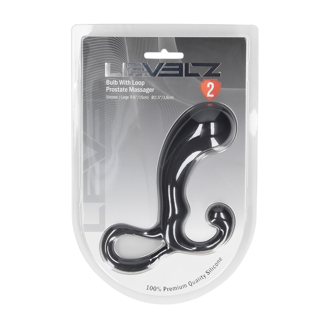 Levelz - Lamp met Lussen Silicium Prostaat Massager - L - Zwart