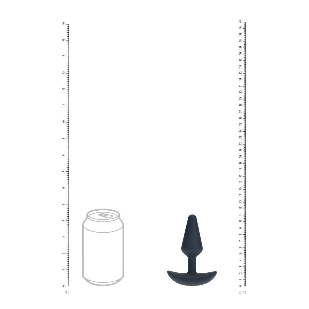 Levelz - Classic Vibrerende Siliconen Anale Plug - S - Zwart