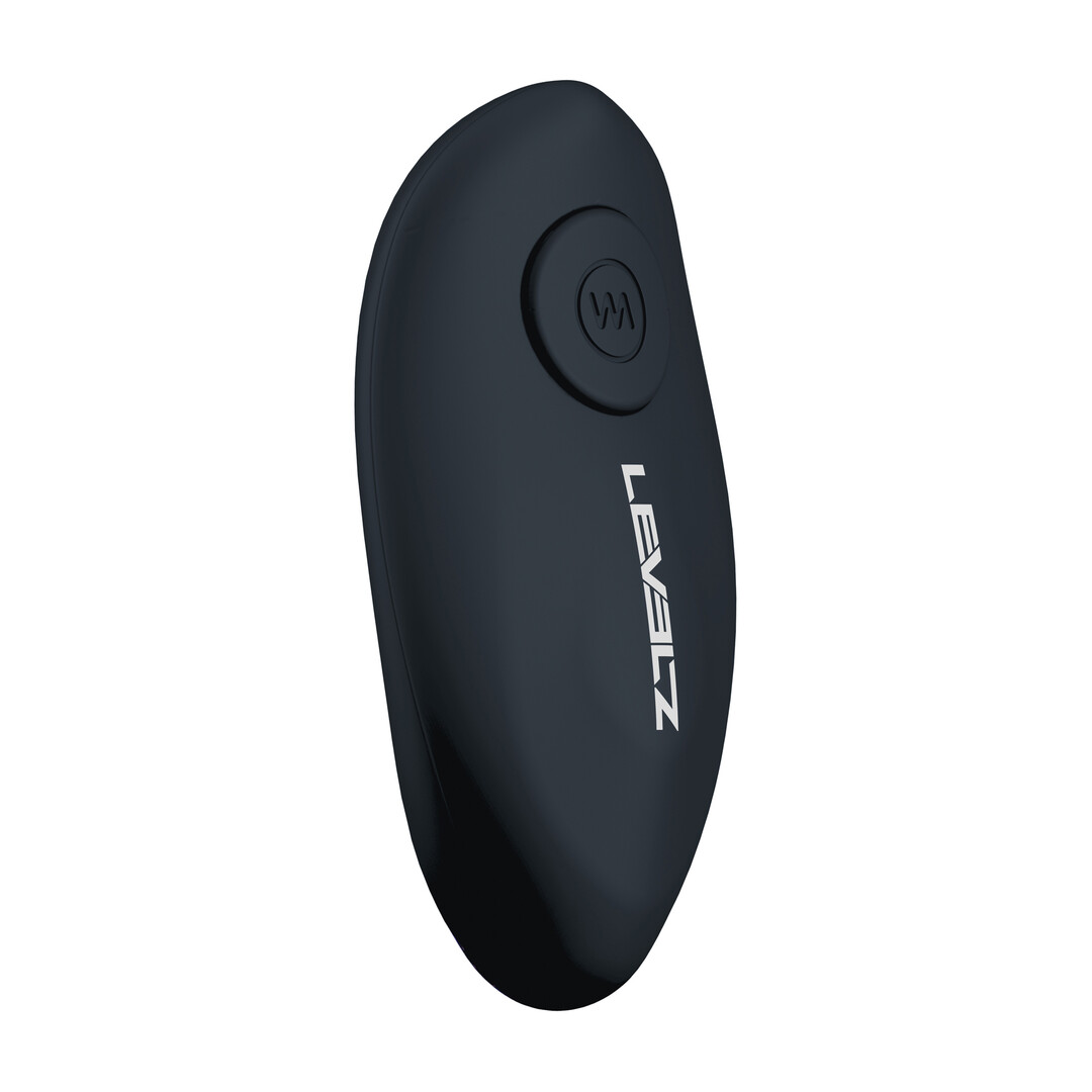 Levelz - Afstandsbediening Vibrerende Siliconen Tri O Cockring met Prostaatstimulator - Zwart