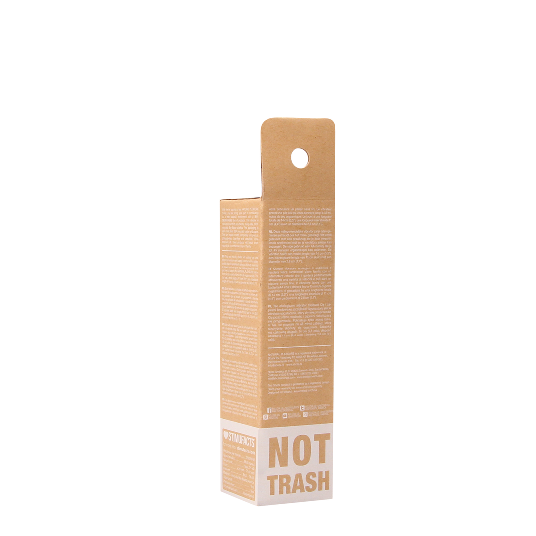 Natural Pleasure - Biologisch afbreekbare Vibrator - 5.5 / 14 cm