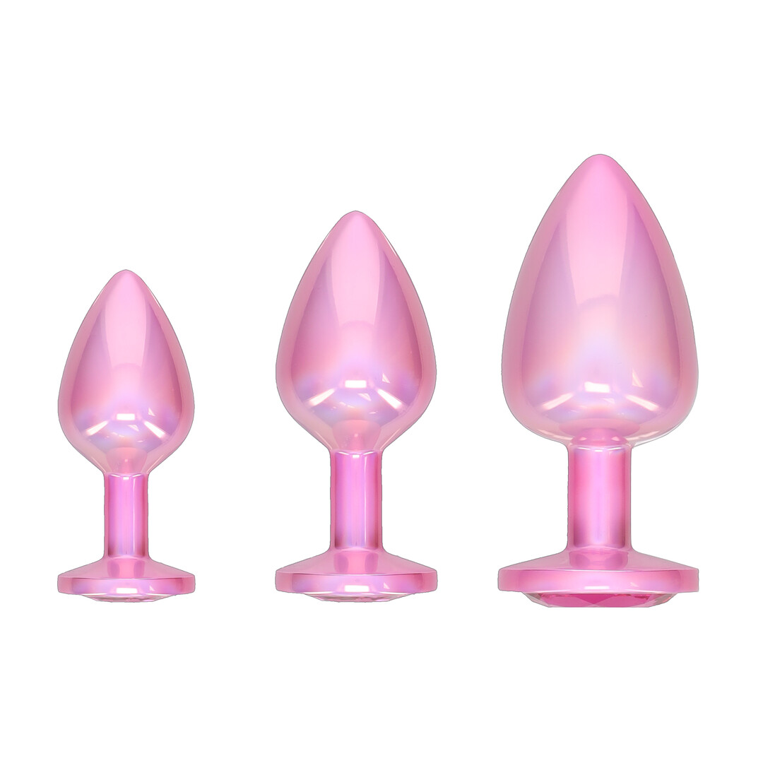 Paris Collection - Metalen Anale Plug Set - Roze