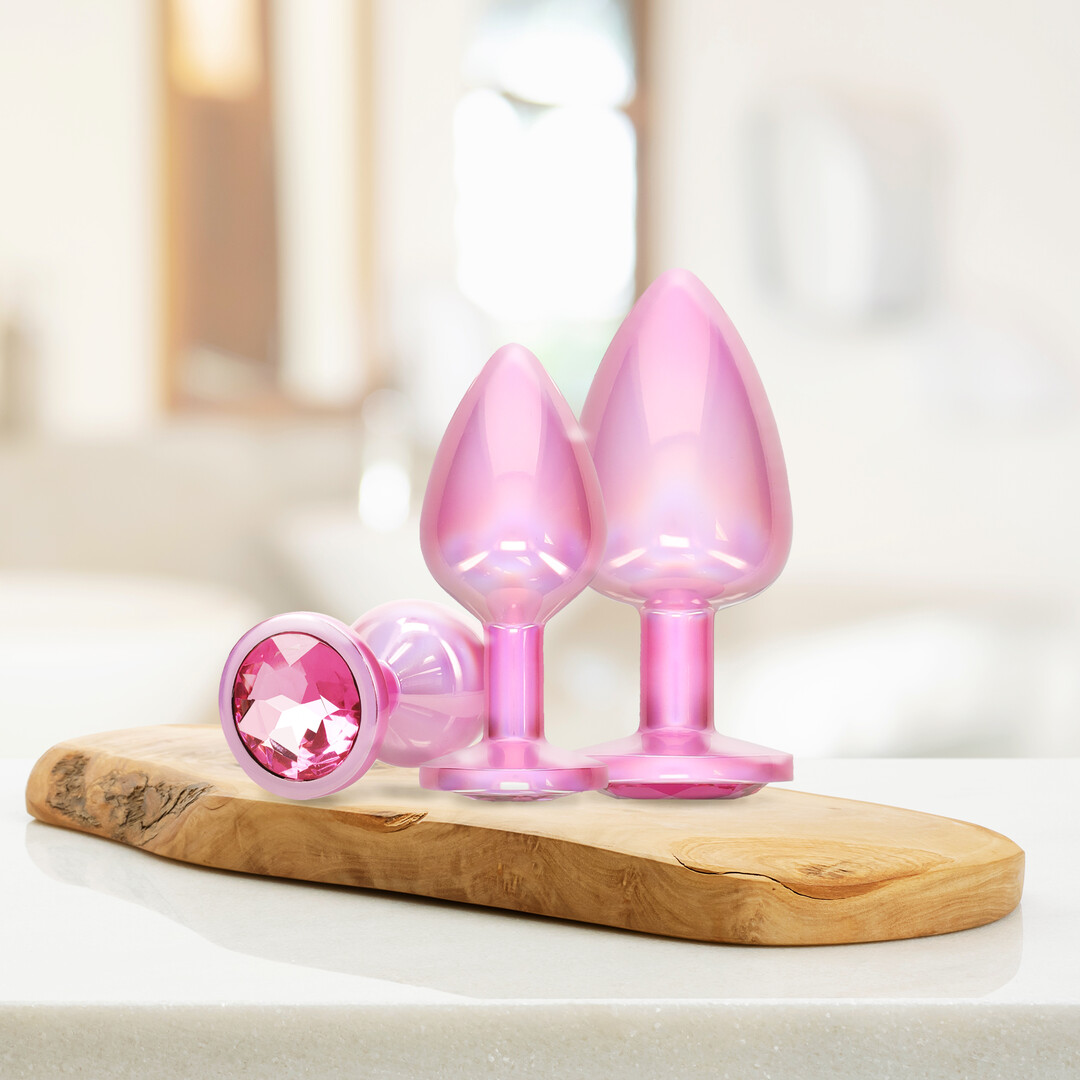 Paris Collection - Metalen Anale Plug Set - Roze
