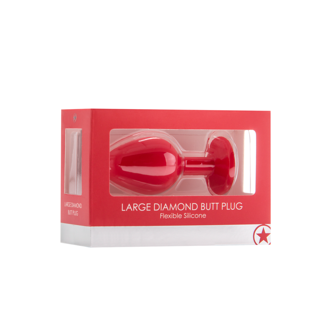 Ouch! - Diamanten Buttplug - Groot
