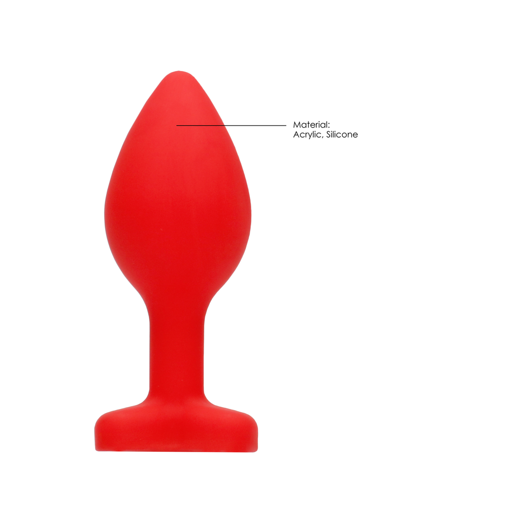 Ouch! - Diamant Hart Butt Plug - Regular
