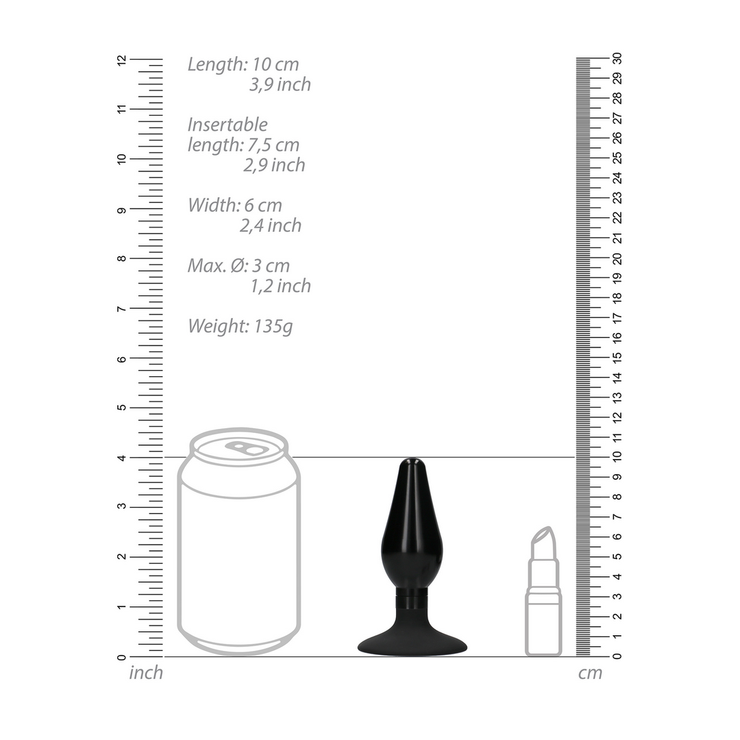 Ouch! - Interchangeable Butt Plug Set - Rounded - Medium