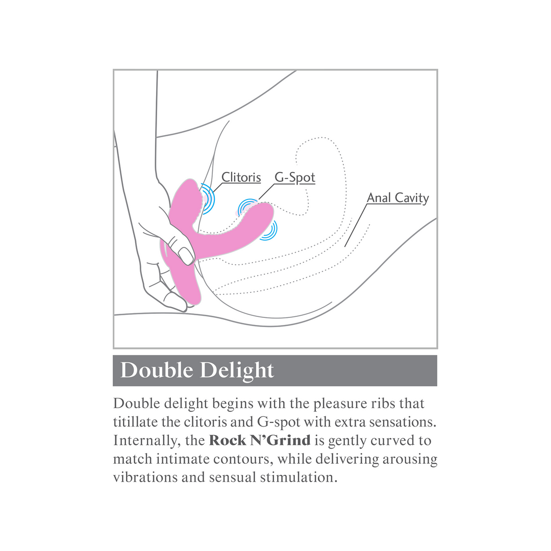 Rock N' Grind - Clitoris and G-Spot Stimulator