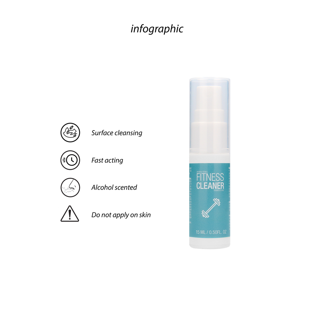 Pharmquests - Antibacterial Fitness Cleaner - 0.5 fl oz / 15 ml