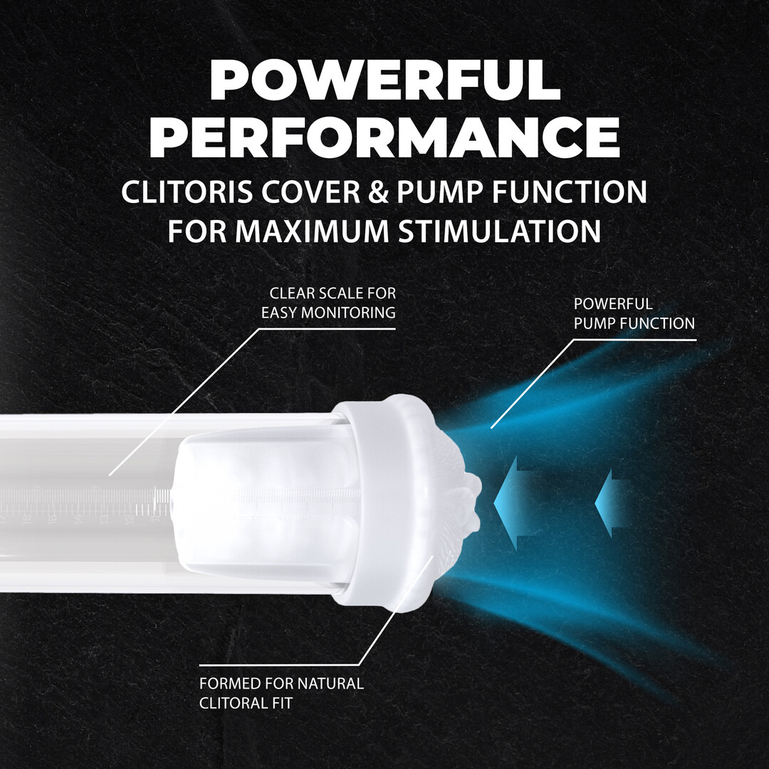 MaxLift - 7 Function Suction Masturbator Pump - Metallic Blue