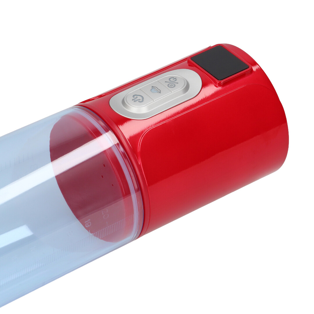 MaxLift - 7 Function Suction Masturbator Pump - Metallic Red