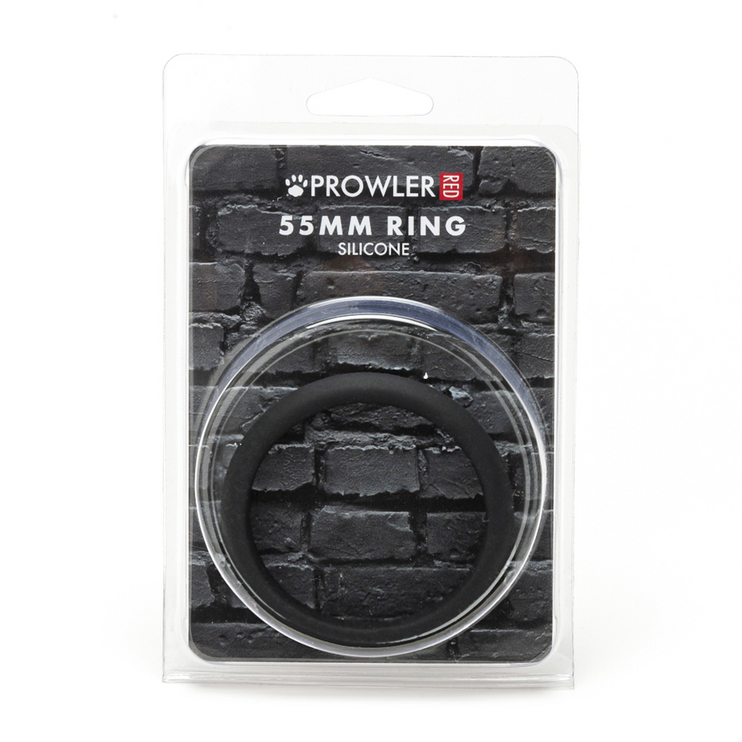 Prowler Red - Silicone 55mm Ring - Zwart
