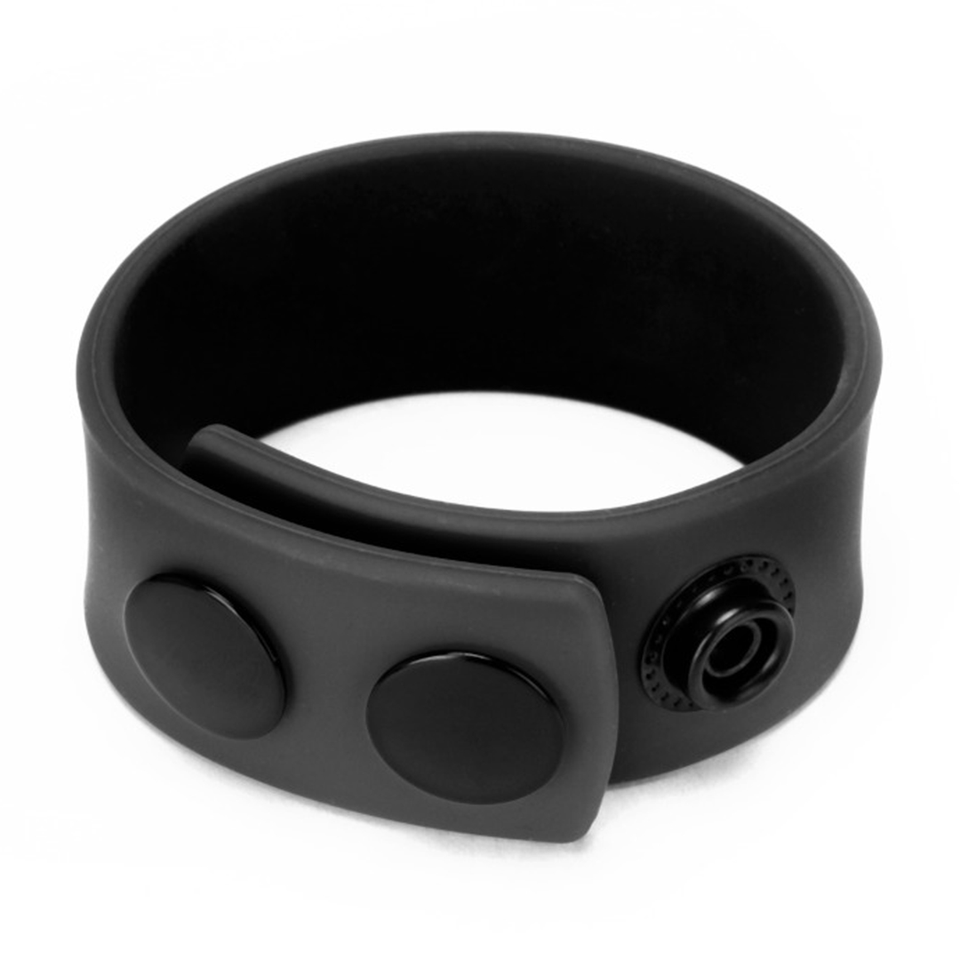 Prowler Red - Siliconen Cock Strap - Zwart