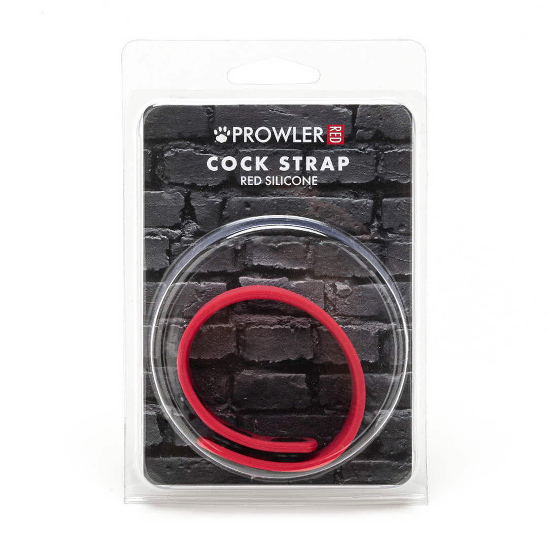 Prowler Red - Silicone Cock Strap - Rood