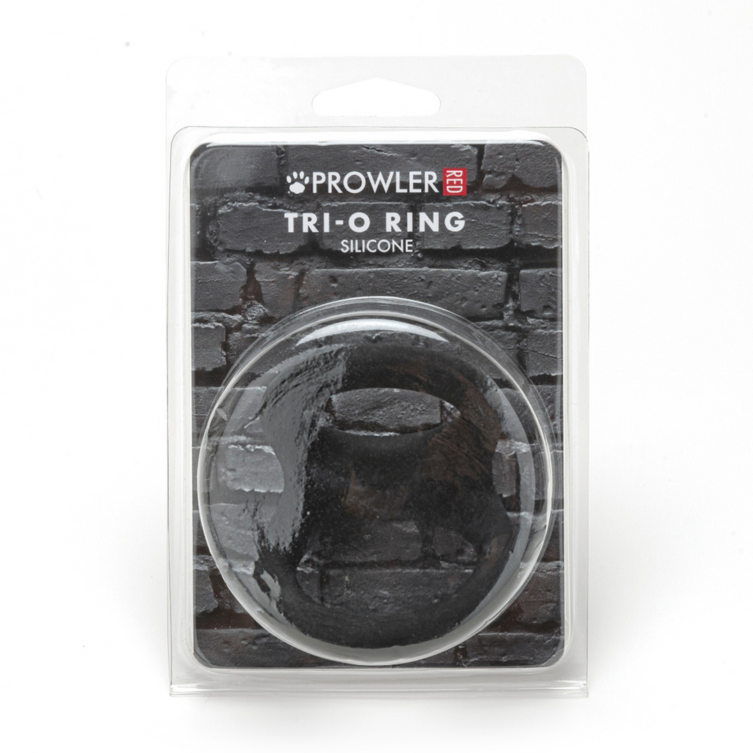 Prowler Red - Tri-O Siliconen Ring - Zwart