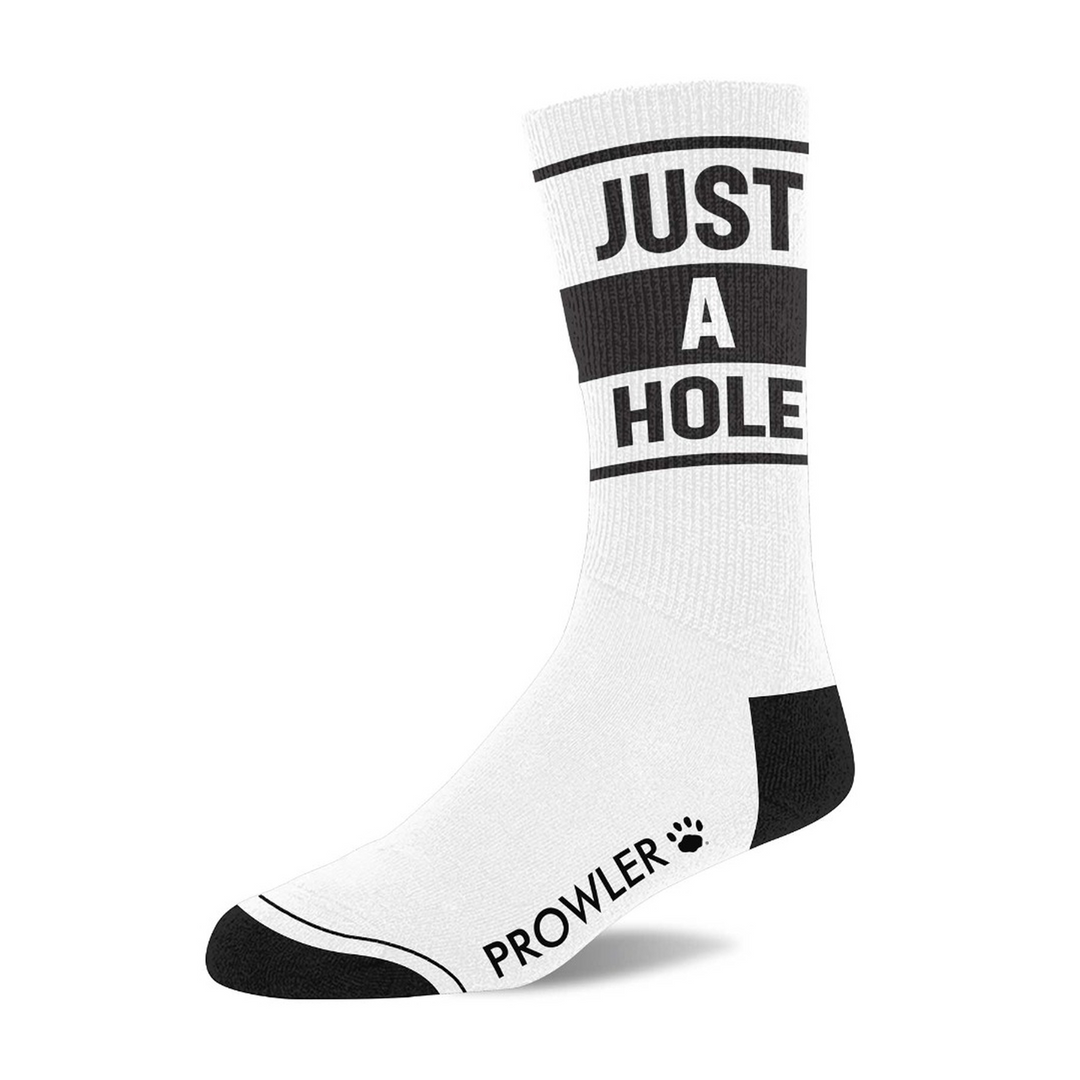 Prowler Red - Just A Hole Sokken - Wit/Zwart