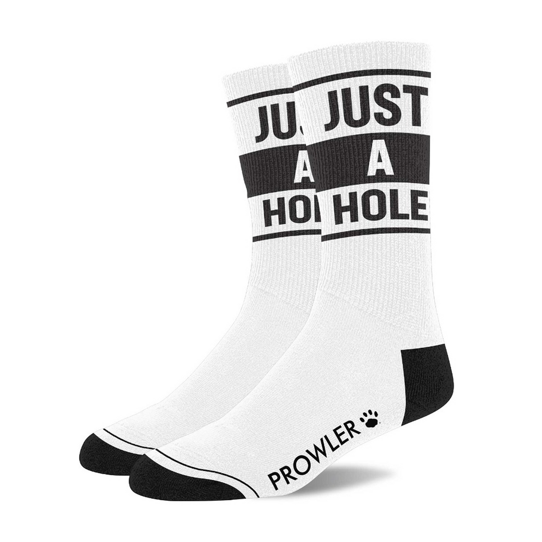 Prowler Red - Just A Hole Sokken - Wit/Zwart