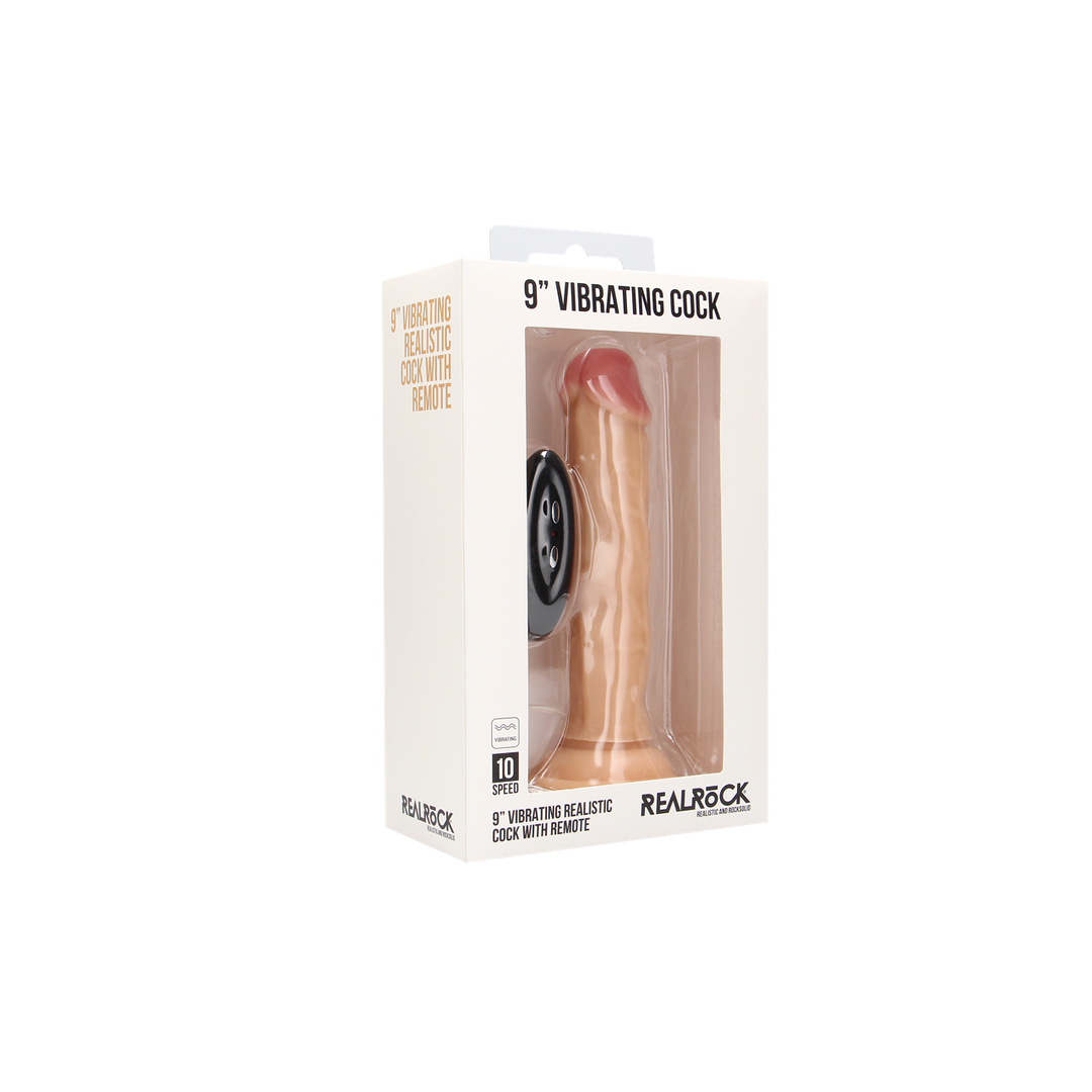 RealRock - Vibrerende Realistische Cock - 9 / 23 cm