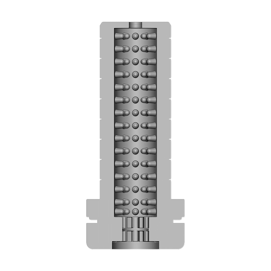 Crystal Clear - Easy Rider - Textured Masturbator - Zwart