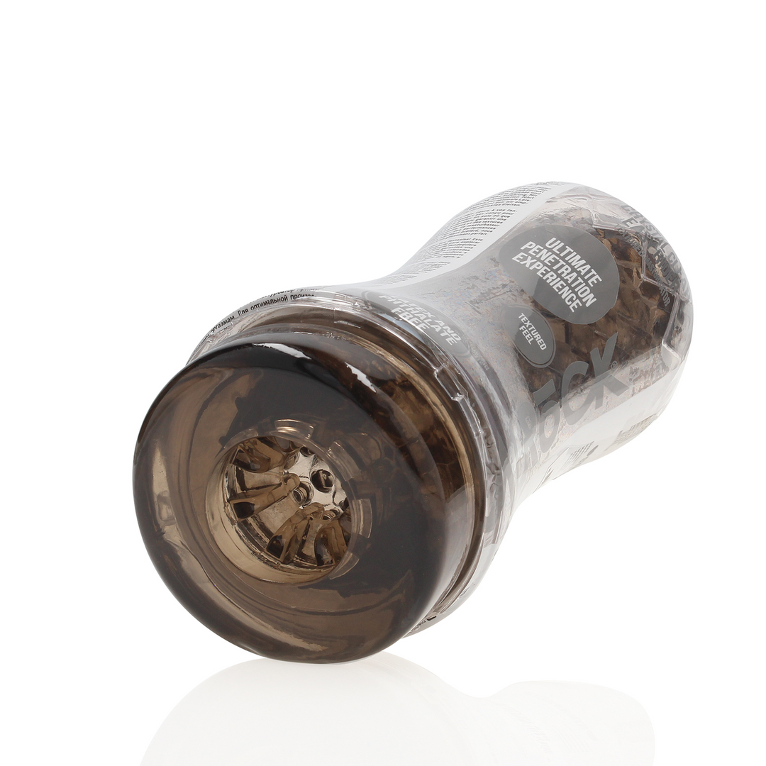 Crystal Clear - Easy Rider - Textured Masturbator - Zwart