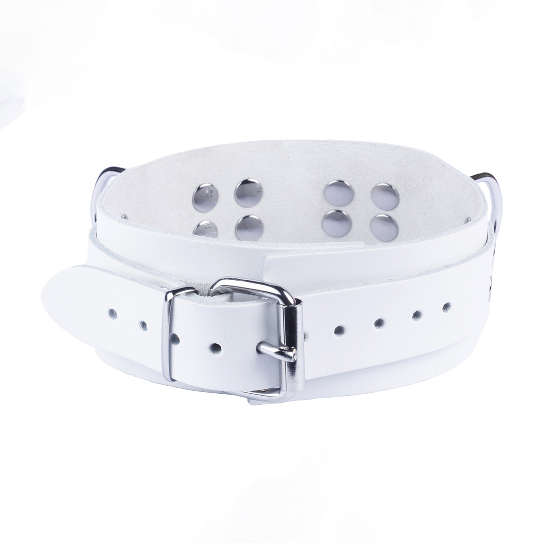 Ultra Leather Ketting - Wit