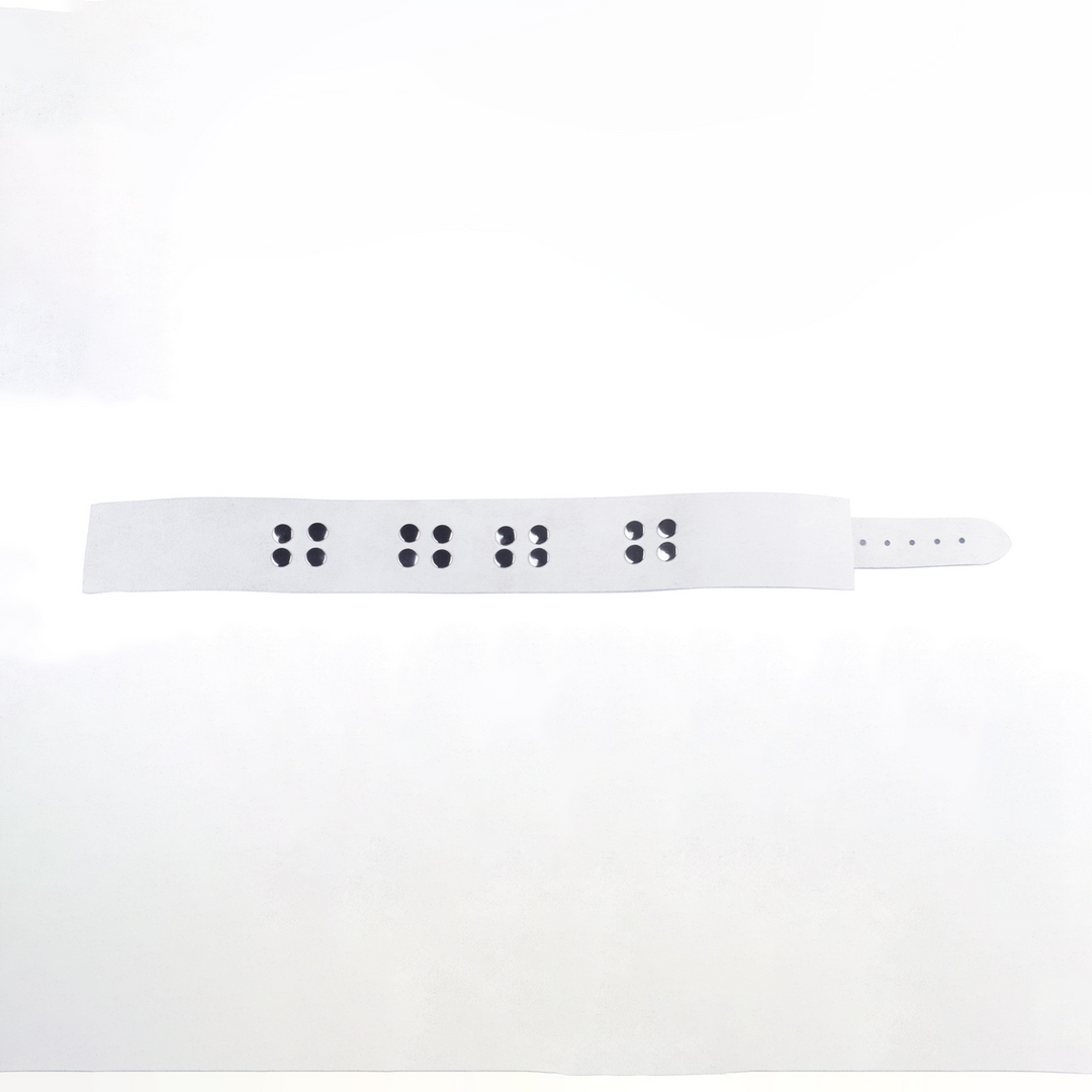 Ultra Leather Ketting - Wit