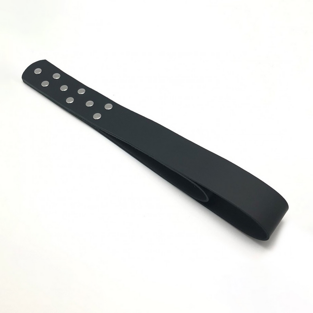 Leren Dubbele Peddel - 44,5 cm - Zwart
